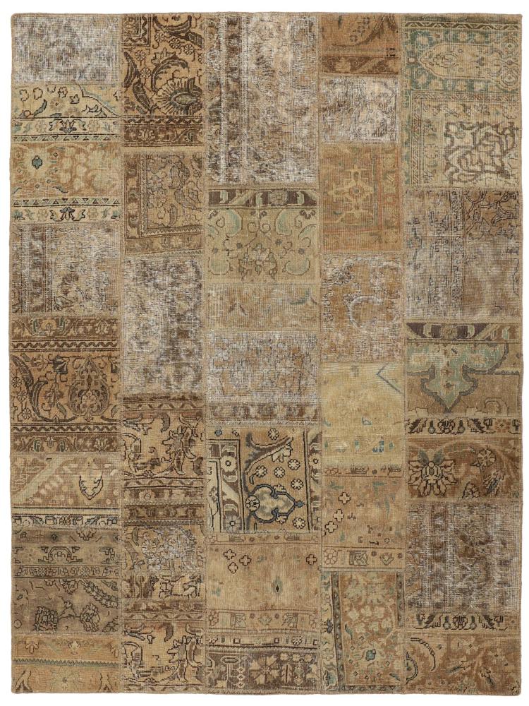 Persisk matta Patchwork 239x178 239x178, Persisk matta Knuten för hand