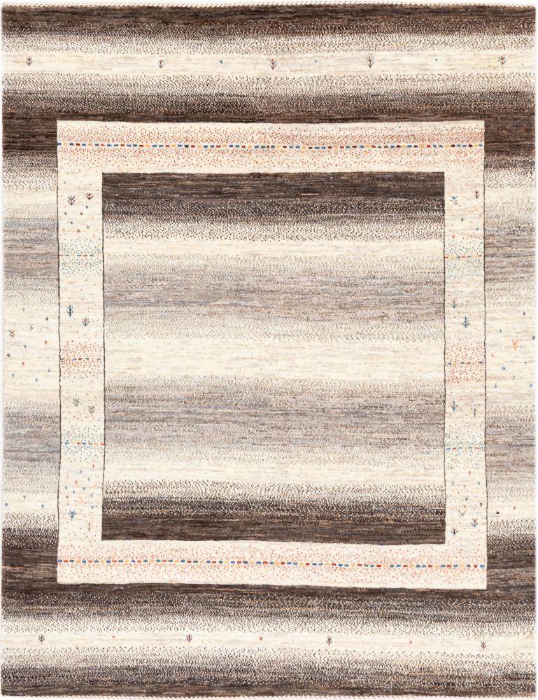 Tapis persan Persan Gabbeh Loribaft Essence 194x151 194x151, Tapis persan Noué à la main