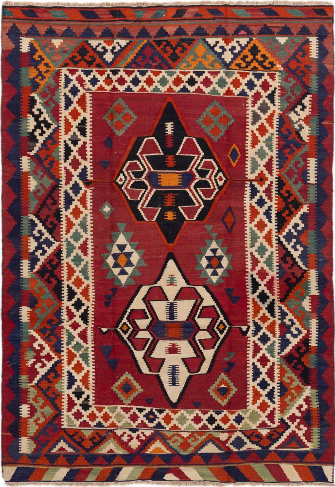 Περσικό χαλί Κιλίμ Fars παλαιός 222x150 222x150, Περσικό χαλί Χειροποίητη ύφανση