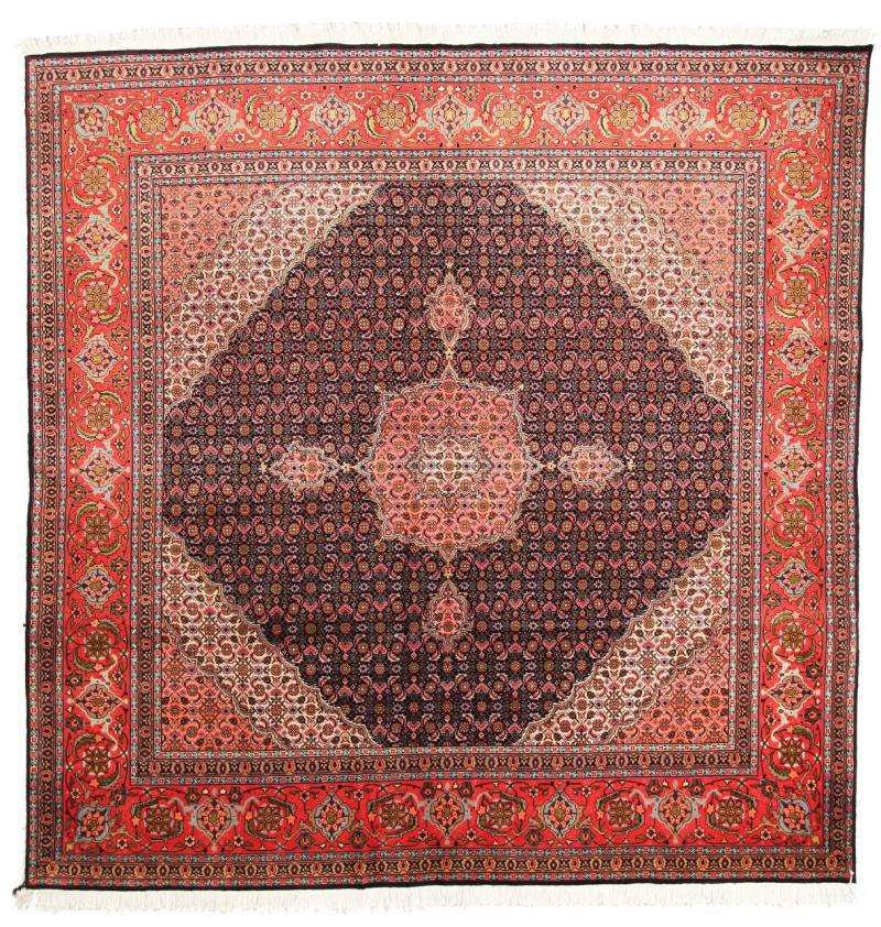 Tapis persan Tabriz 50Raj 204x200 204x200, Tapis persan Noué à la main