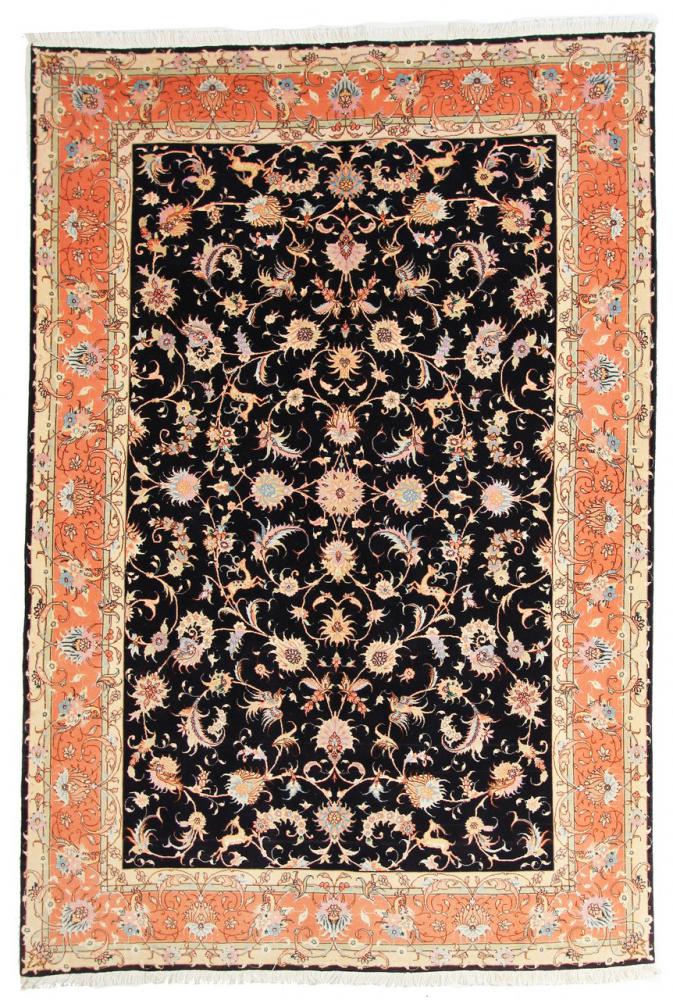 Περσικό χαλί Tabriz 50Raj 250x169 250x169, Περσικό χαλί Οι κόμποι έγιναν με το χέρι