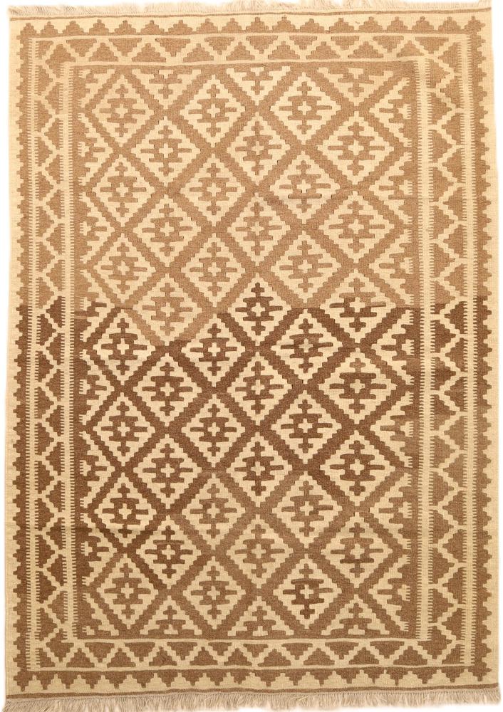 Persisk teppe Kelim Fars 202x147 202x147, Persisk teppe Handwoven 