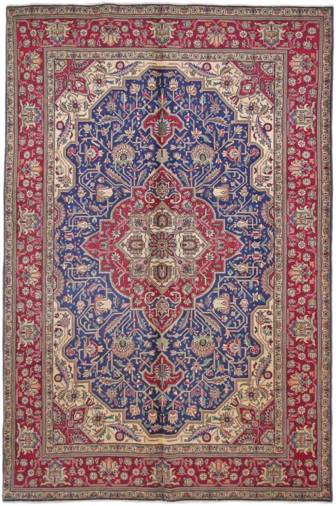 Persisk tæppe Tabriz 299x199 299x199, Persisk tæppe Knyttet i hånden