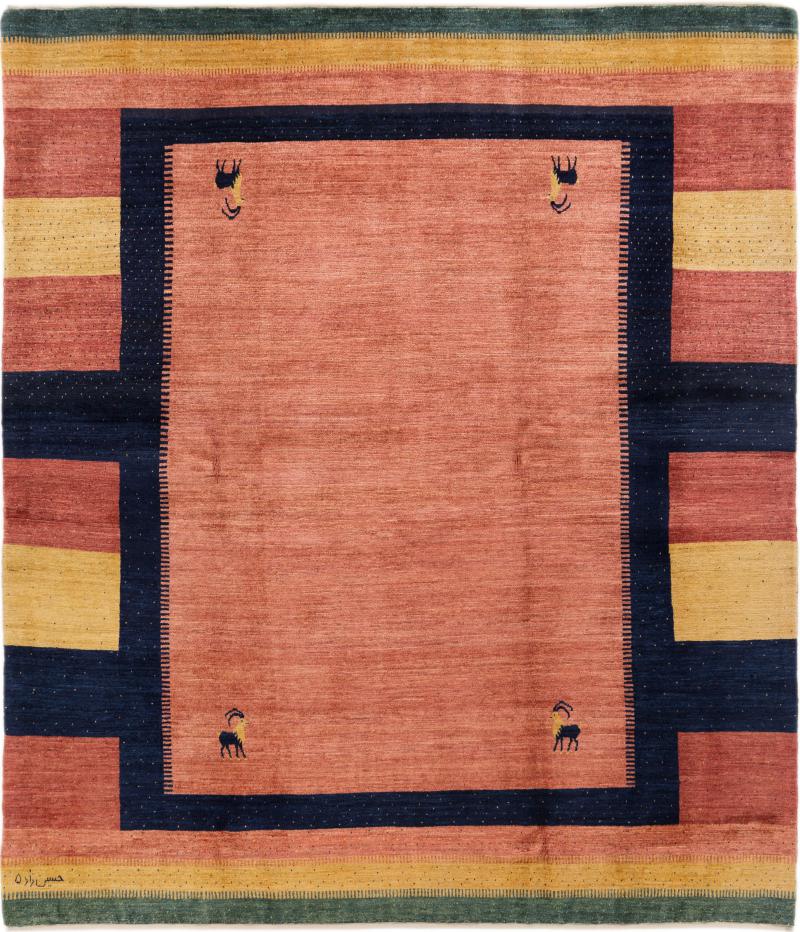 Persisk tæppe Persisk Gabbeh Loribaft Z 244x207 244x207, Persisk tæppe Knyttet i hånden