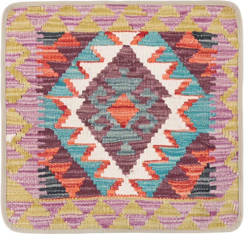 Tappeto Afgano Kilim Afghan Copricuscino 50x50 50x50, Tappeto persiano Annodato a mano