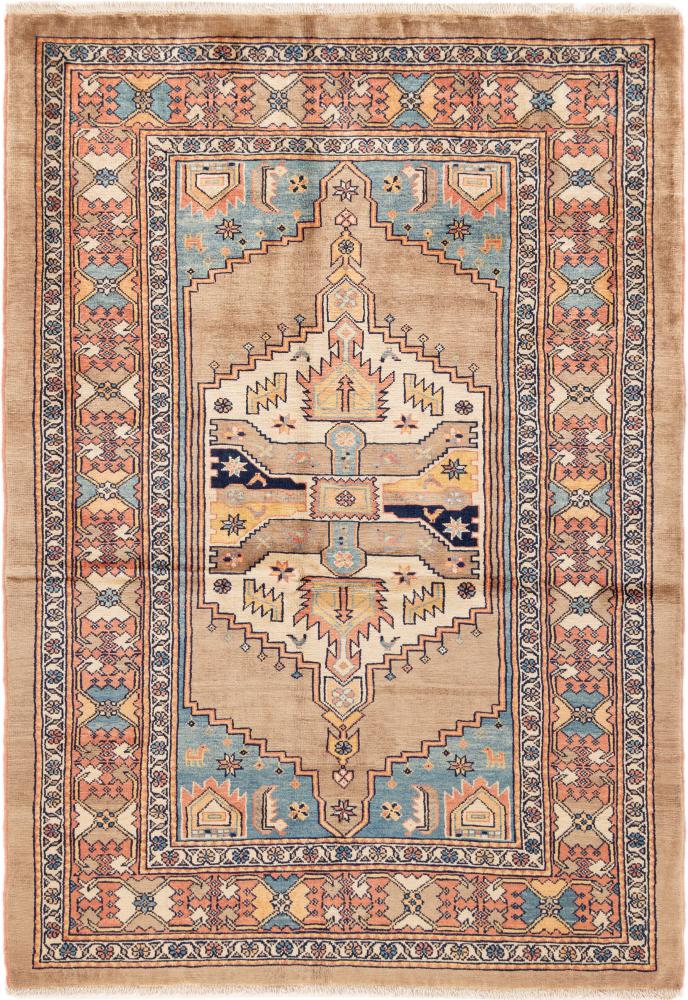 Persian Rug Mahal Old 202x140 202x140, Persian Rug Knotted by hand