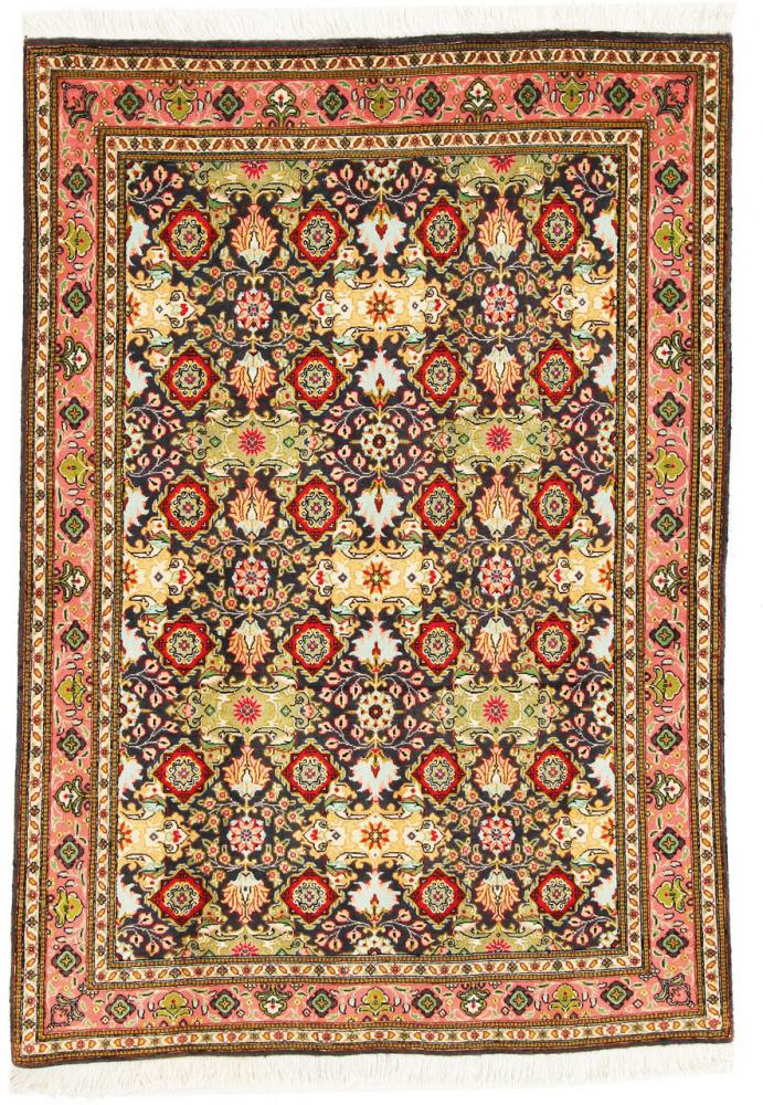 Tappeto persiano Tabriz 60Raj Ordito in Seta 149x101 149x101, Tappeto persiano Annodato a mano
