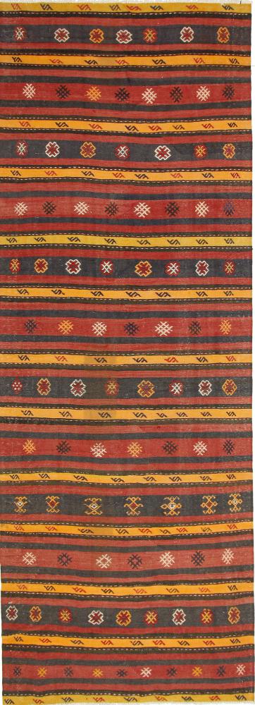 Tapete persa Kilim Fars Azerbaijan Antigo 415x145 415x145, Tapete persa Tecido à mão