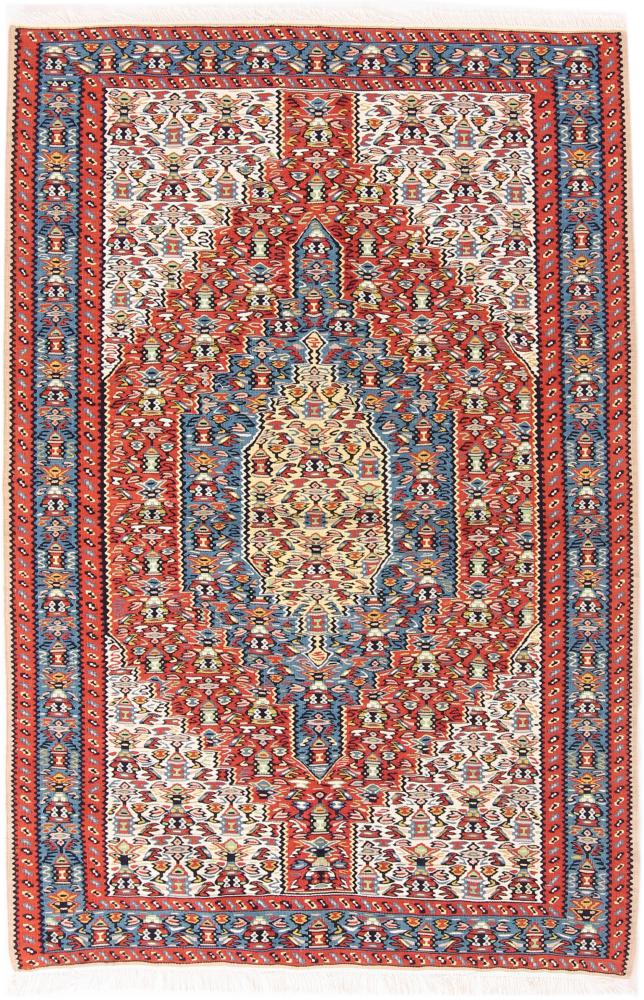 Tapete persa Kilim Fars 128x84 128x84, Tapete persa Tecido à mão