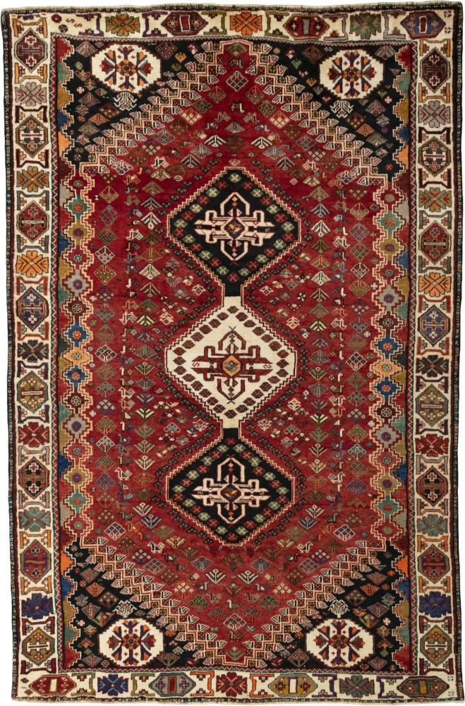 Persian Rug Shiraz 265x171 265x171, Persian Rug Knotted by hand