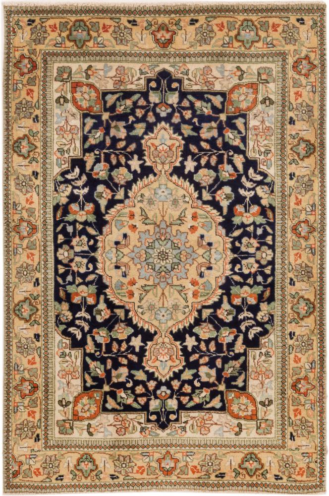 Tapete persa Tabriz 141x94 141x94, Tapete persa Atado à mão