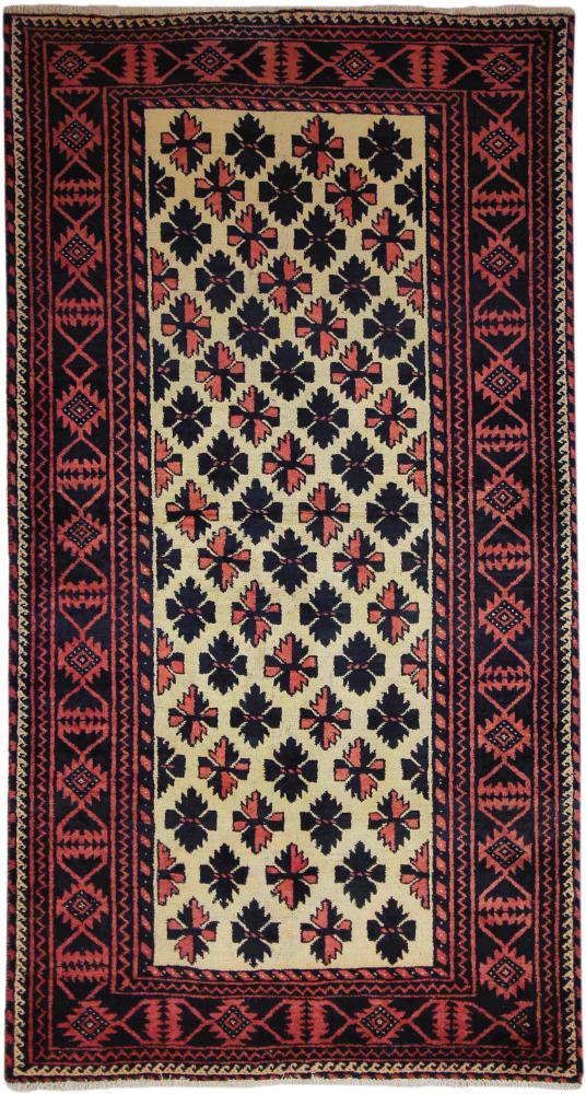 Tapis persan Baloutche 191x103 191x103, Tapis persan Noué à la main