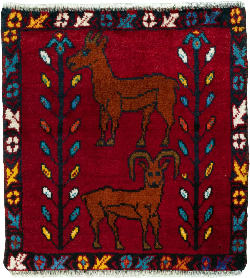 Persian Rug Shiraz 57x52 57x52, Persian Rug Knotted by hand