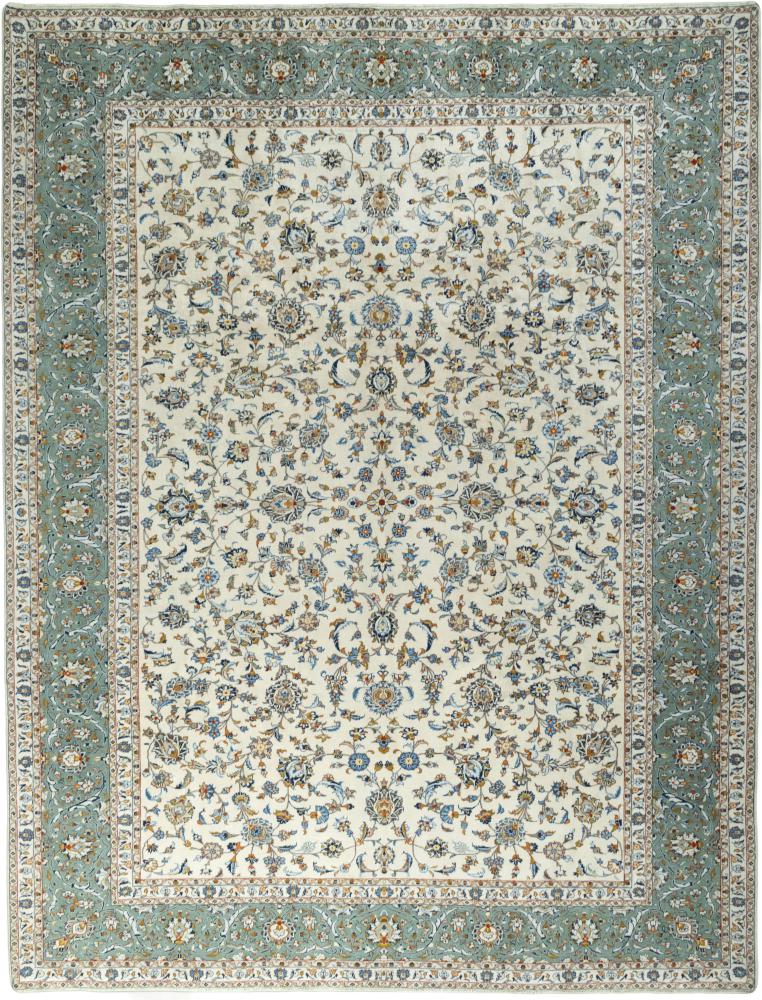 Tapis persan Kashan 395x308 395x308, Tapis persan Noué à la main