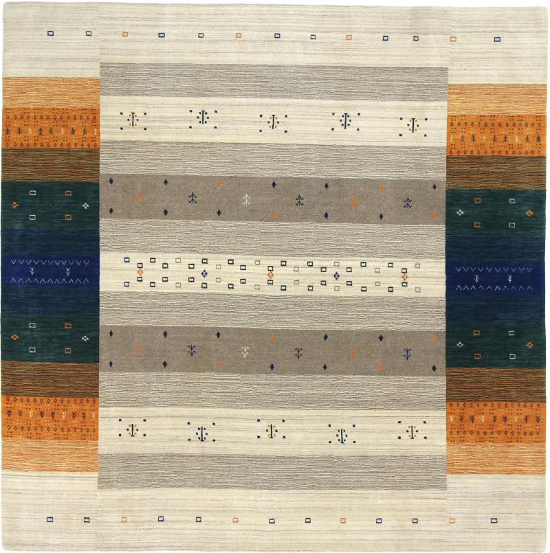 Indiaas tapijt Loom Gabbeh Lori 255x256 255x256, Perzisch tapijt Loom Handgeknoopte