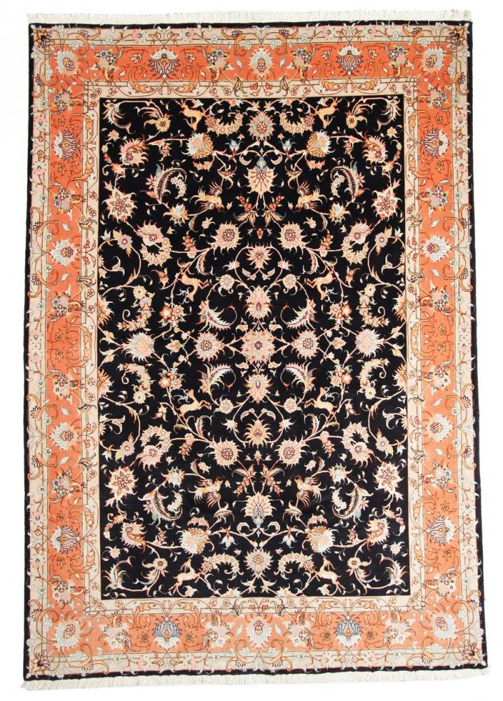 Tapis persan Tabriz 50Raj 243x168 243x168, Tapis persan Noué à la main