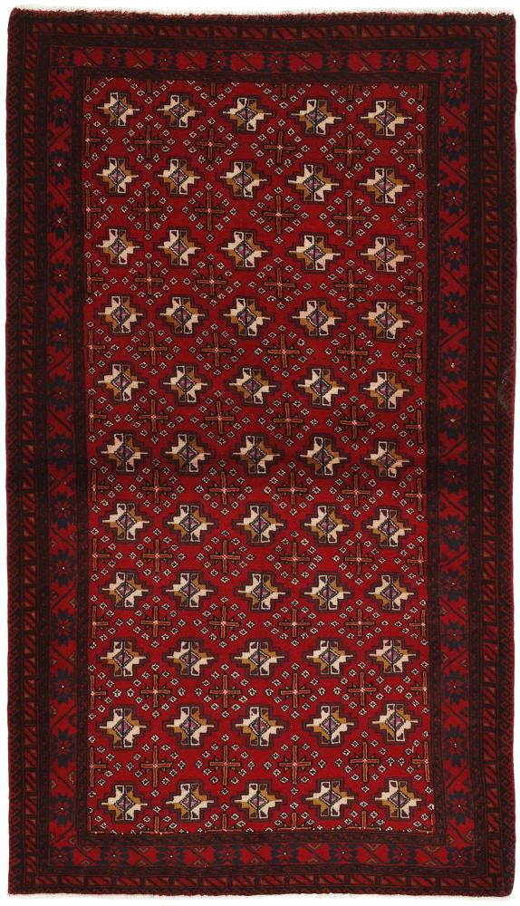 Tappeto persiano Beluch 217x116 217x116, Tappeto persiano Annodato a mano