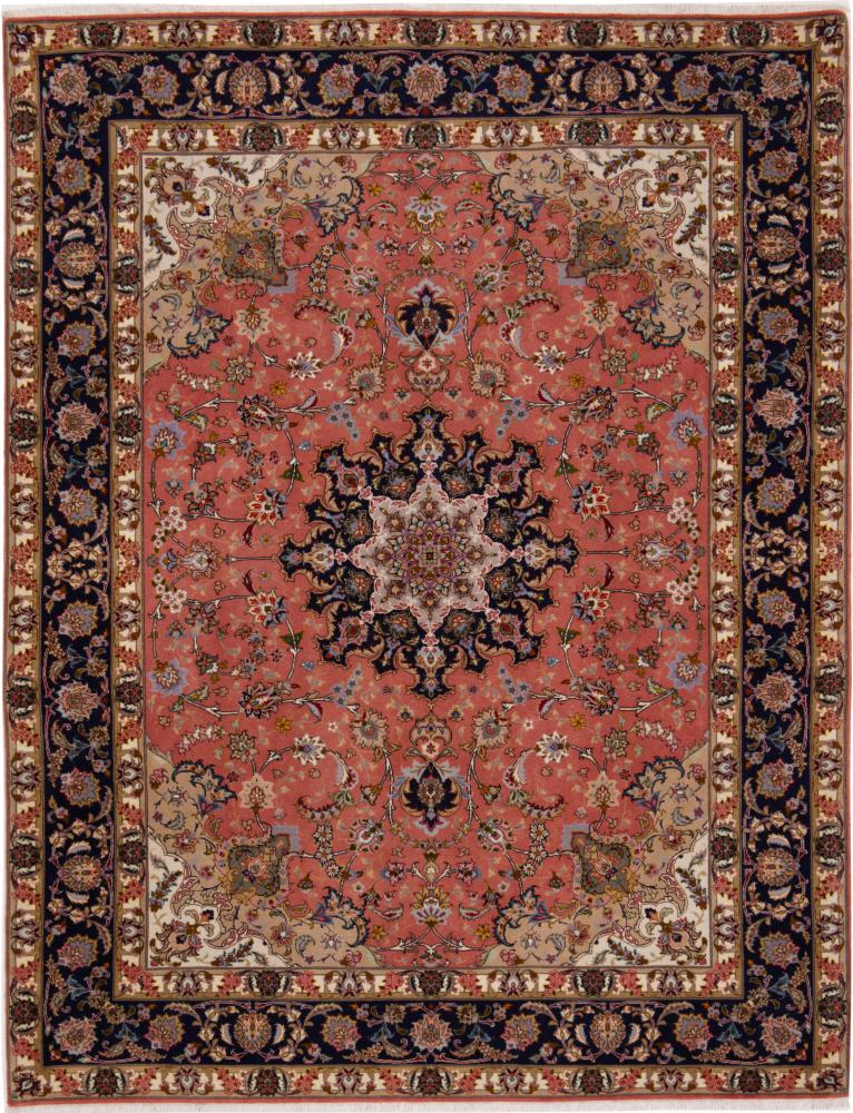 Tappeto persiano Tabriz 50Raj 199x154 199x154, Tappeto persiano Annodato a mano