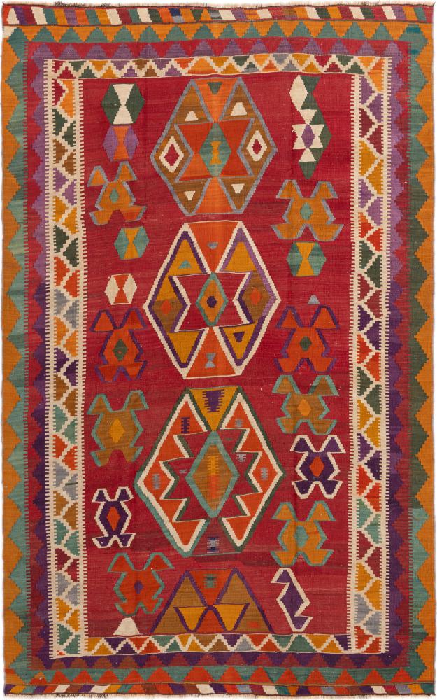 Alfombra persa Kilim Fars Vieja 237x153 237x153, Alfombra persa Tejido a mano