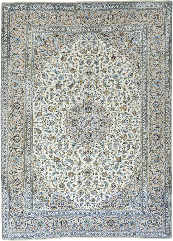 Tapis persan Kashan 389x289 389x289, Tapis persan Noué à la main