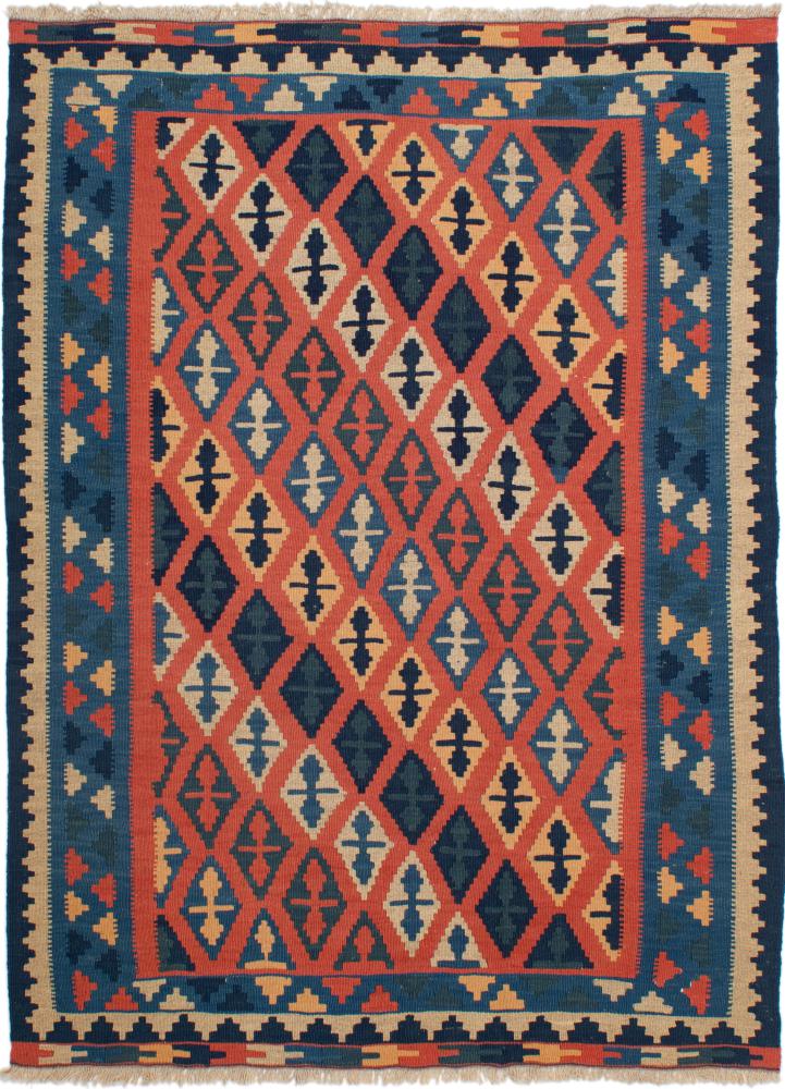 Tapete persa Kilim Fars 179x129 179x129, Tapete persa Tecido à mão