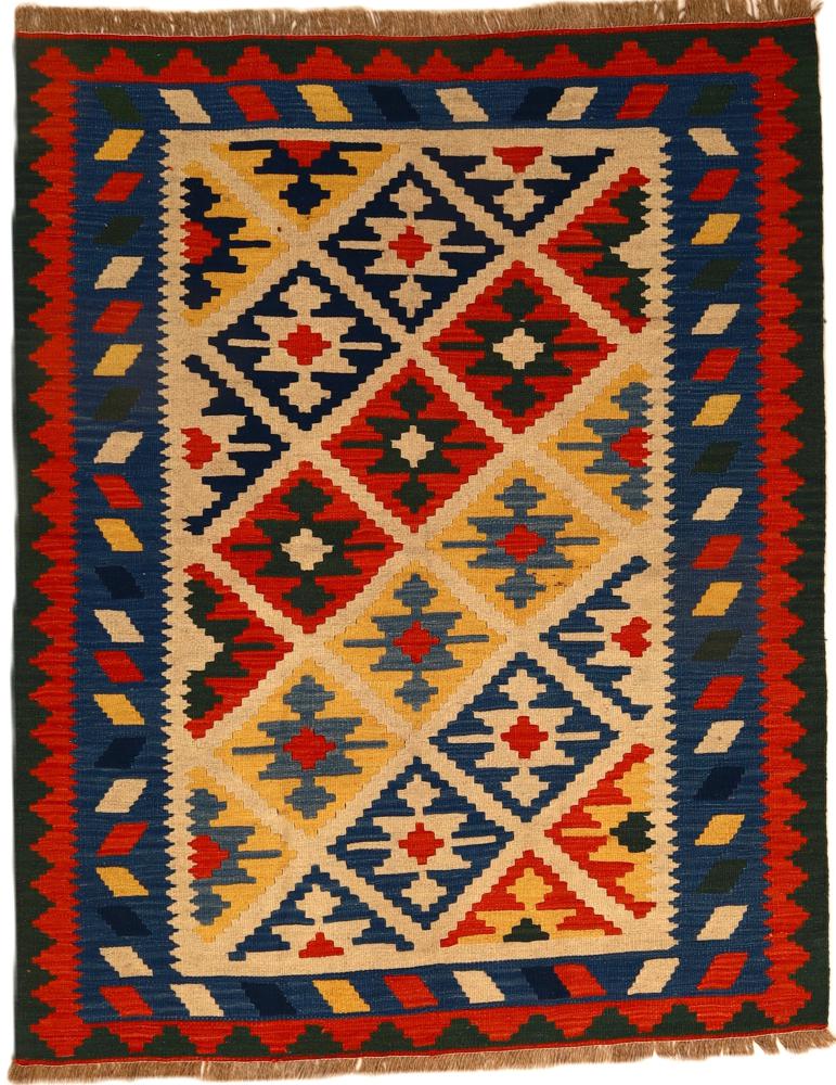 Persisk teppe Kelim Fars 189x150 189x150, Persisk teppe Handwoven 