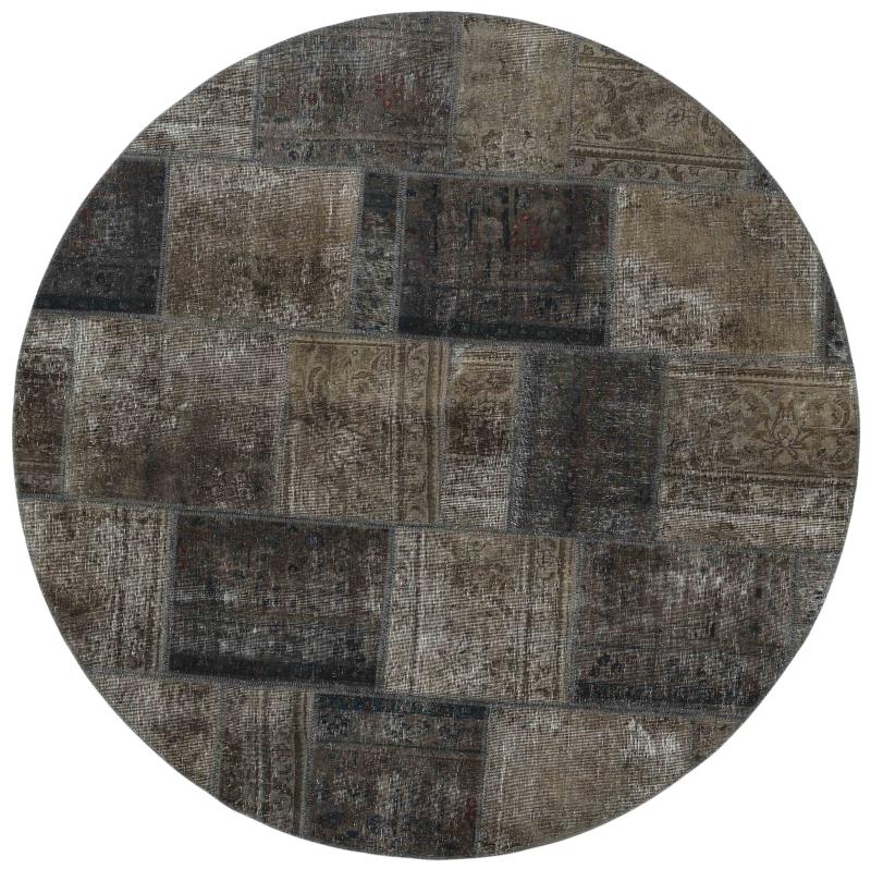 Persian Rug Patchwork 201x201 201x201, Persian Rug Knotted by hand