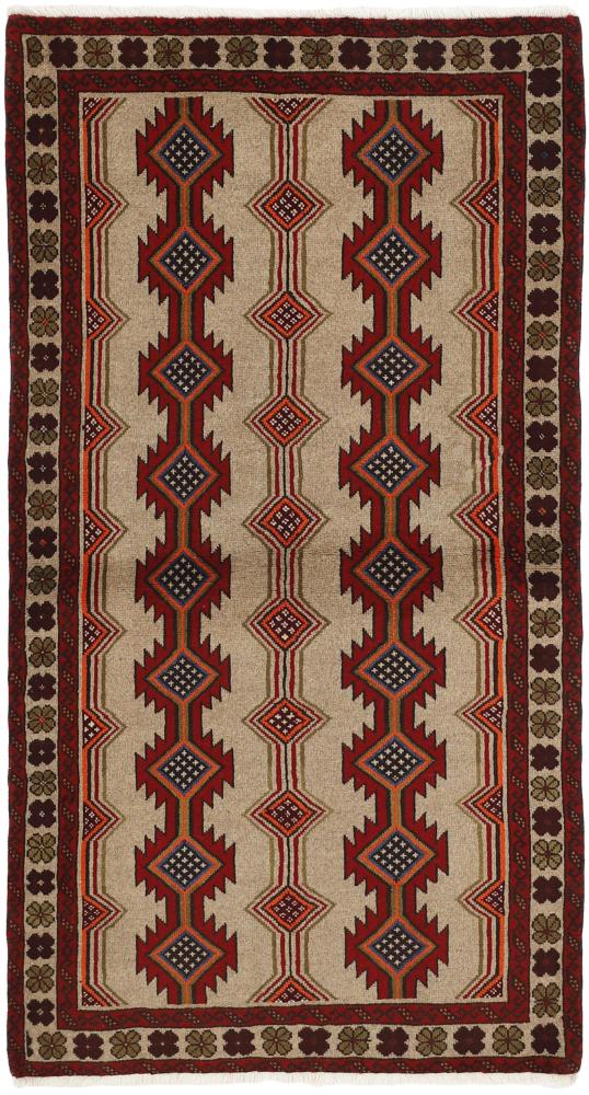 Tappeto persiano Beluch 194x99 194x99, Tappeto persiano Annodato a mano