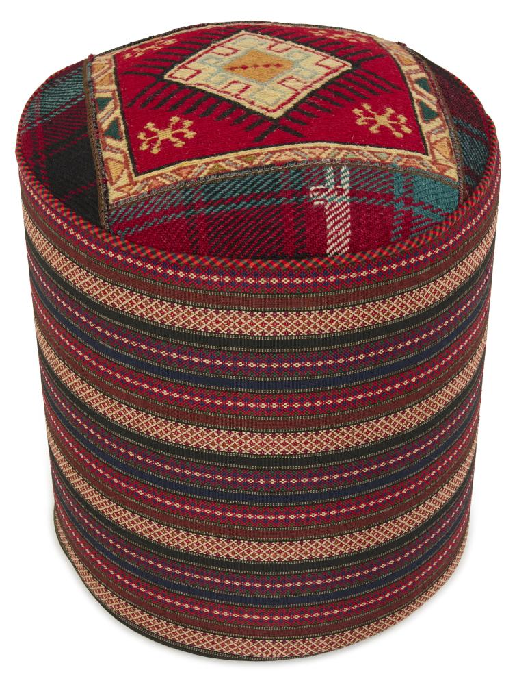 Persisk matta Pouf 46x44 46x44, Persisk matta Handvävd