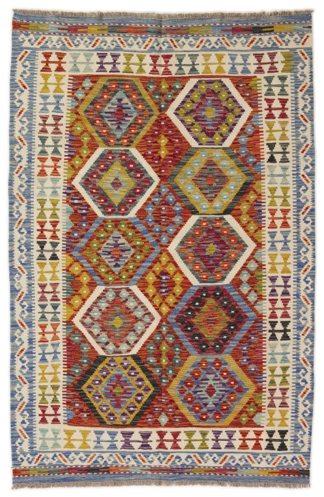 Alfombra afgana Kilim Afghan 184x123 184x123, Alfombra persa Tejido a mano