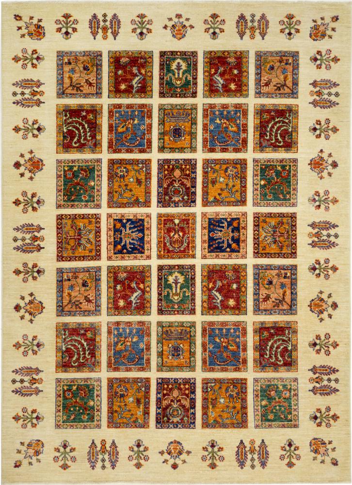 Afghansk tæppe Super Kazak 234x176 234x176, Persisk tæppe Knyttet i hånden