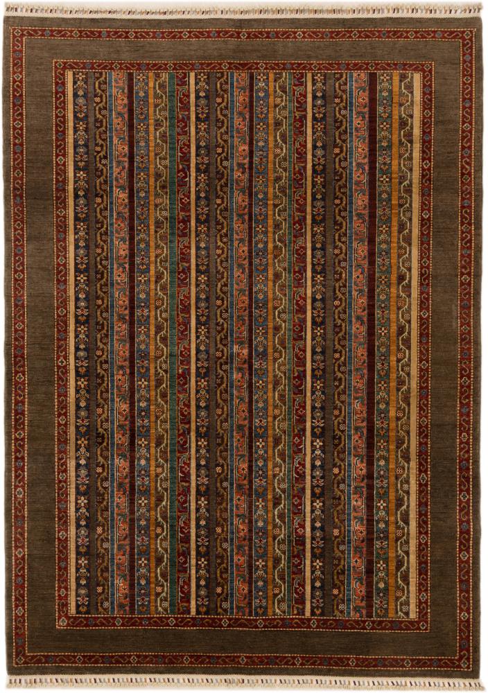 Tapis afghan Arijana Shaal 244x176 244x176, Tapis persan Noué à la main