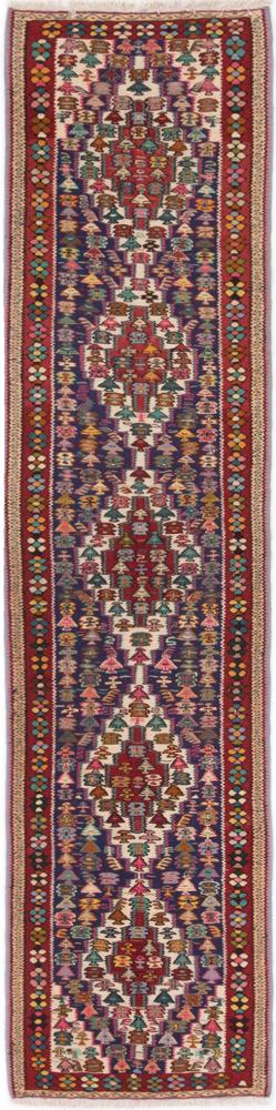 Tapis persan Kilim Fars 339x83 339x83, Tapis persan Tissé à la main