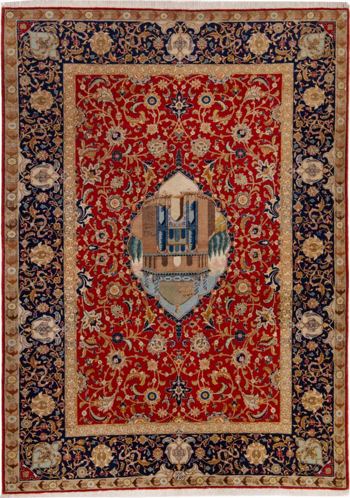 Persisk matta Tabriz 50Raj 210x145 210x145, Persisk matta Knuten för hand