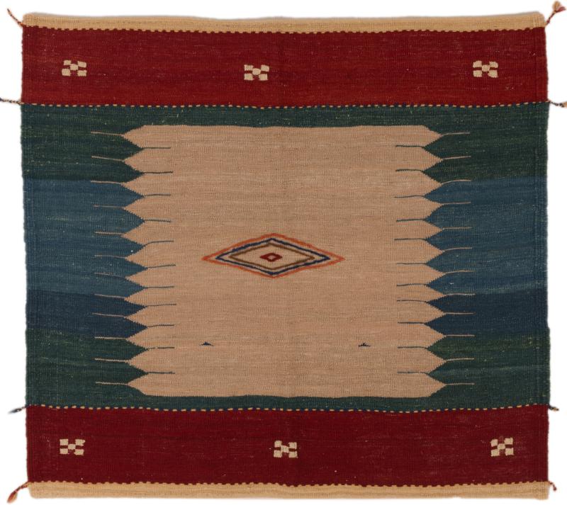 Perzsa szőnyeg Kilim Fars 135x123 135x123, Perzsa szőnyeg szőttesek