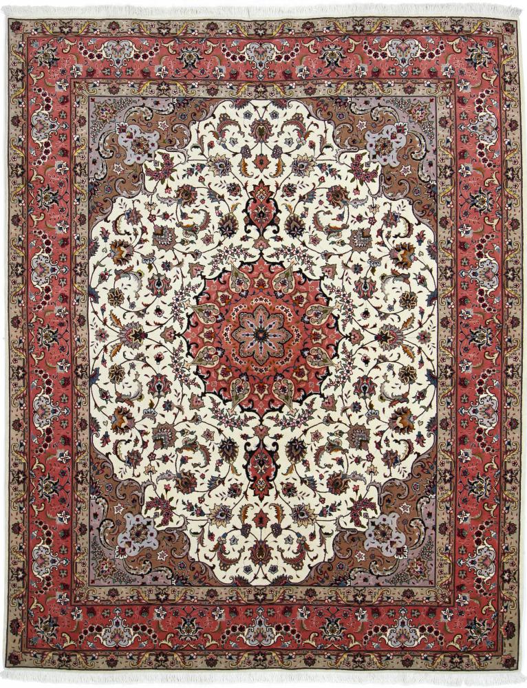 Tapete persa Tabriz 50Raj 251x200 251x200, Tapete persa Atado à mão