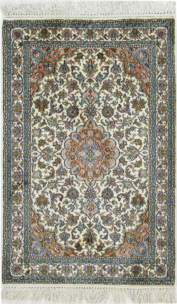 Tapis indien Cachemire Pure Soie 96x62 96x62, Tapis persan Noué à la main