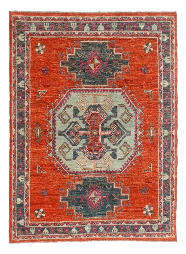 Pakistanischer Teppich Kazak 225x167 225x167, Perserteppich Handgeknüpft