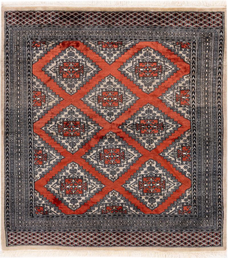 Pakistansk teppe Pakistan Buchara 2ply 165x153 165x153, Persisk teppe Knyttet for hånd