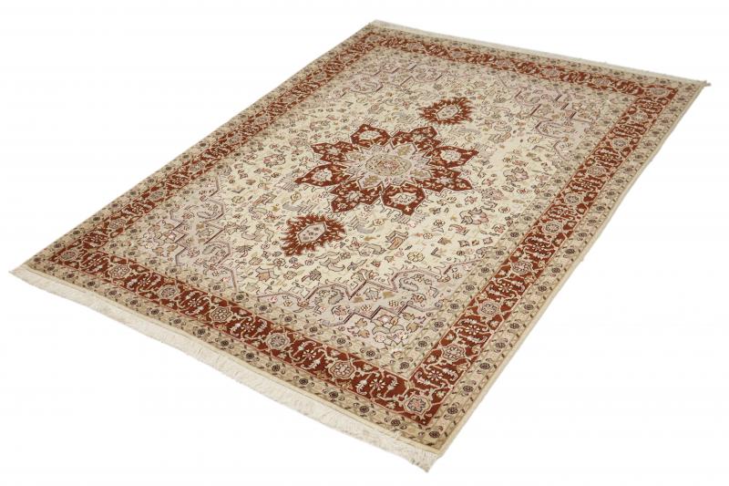 Tapete persa Tabriz 50Raj 201x149 201x149, Tapete persa Atado à mão