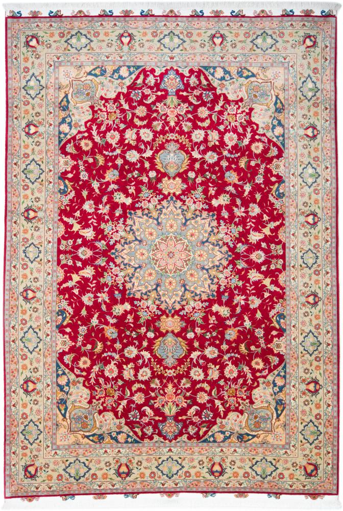 Tapete persa Tabriz 50Raj 299x206 299x206, Tapete persa Atado à mão