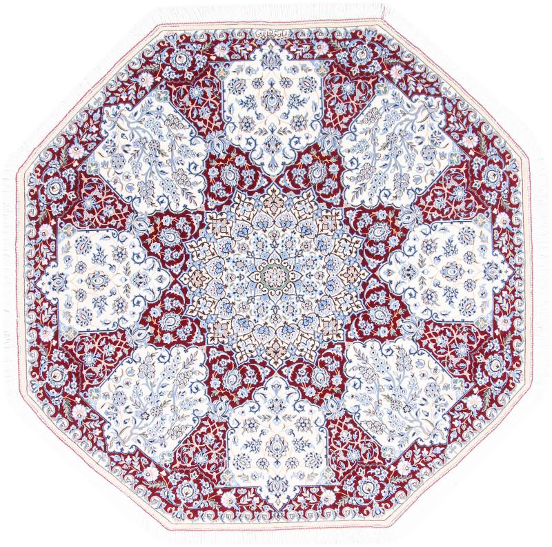 Persian Rug Nain 6La 175x175 175x175, Persian Rug Knotted by hand