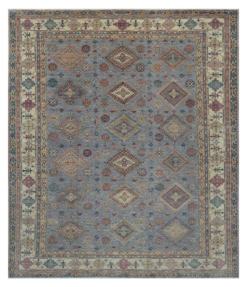 Pakistanilainen matto Kazak 298x248 298x248, Persialainen matto Solmittu käsin