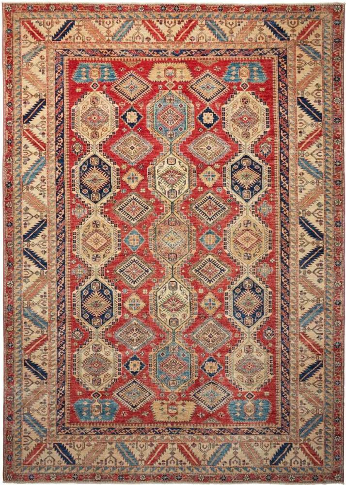Pakistani rug Super Kazak 369x267 369x267, Persian Rug Knotted by hand