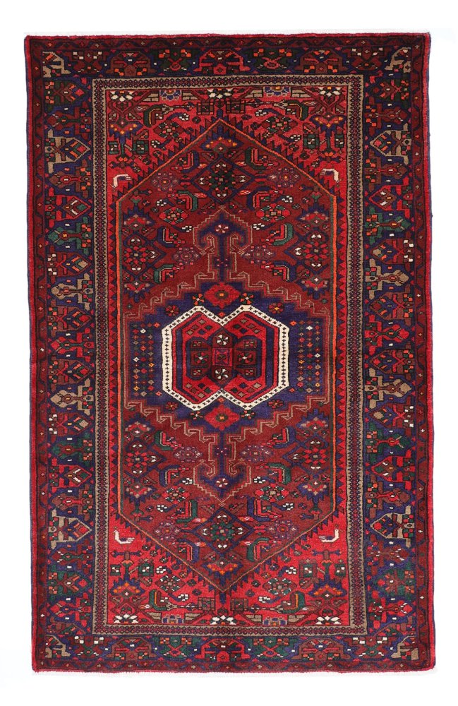 Covor persan Khamseh 219x139 219x139, Covor persan Înnodat manual