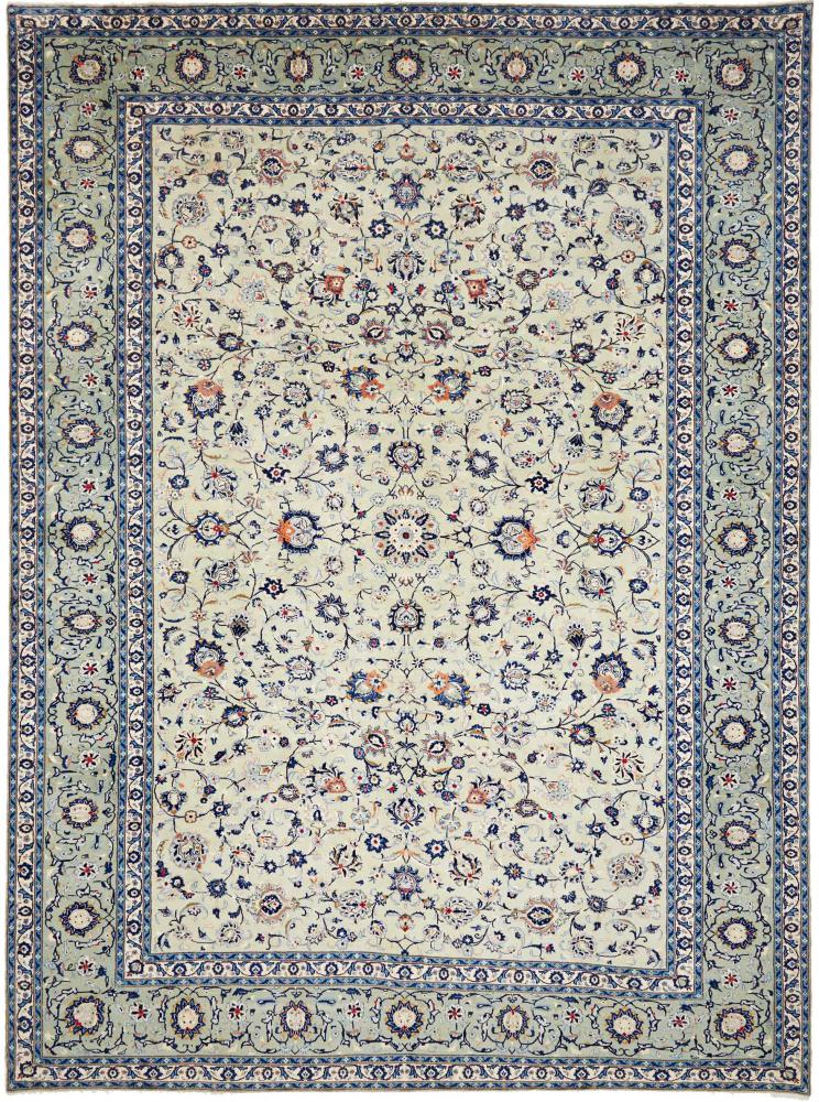 Tapis persan Kashan 409x306 409x306, Tapis persan Noué à la main