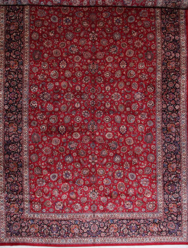 Tapis persan Mashad 697x453 697x453, Tapis persan Noué à la main