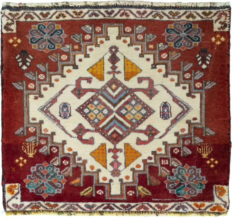 Persian Rug Shiraz 49x58 49x58, Persian Rug Knotted by hand