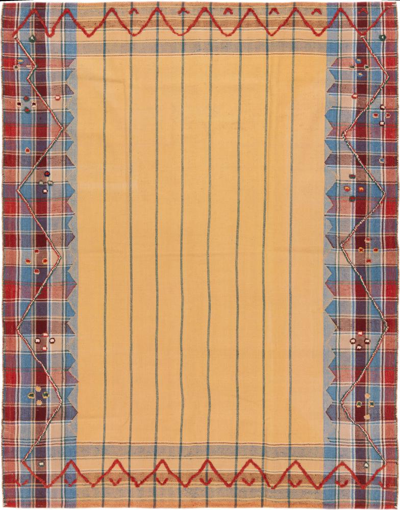 Persisk teppe Kelim Fars Jajim 232x181 232x181, Persisk teppe Handwoven 