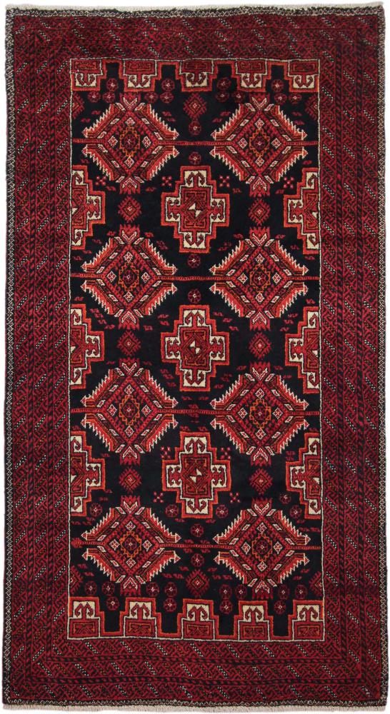 Perzisch tapijt Baluch 199x111 199x111, Perzisch tapijt Handgeknoopte